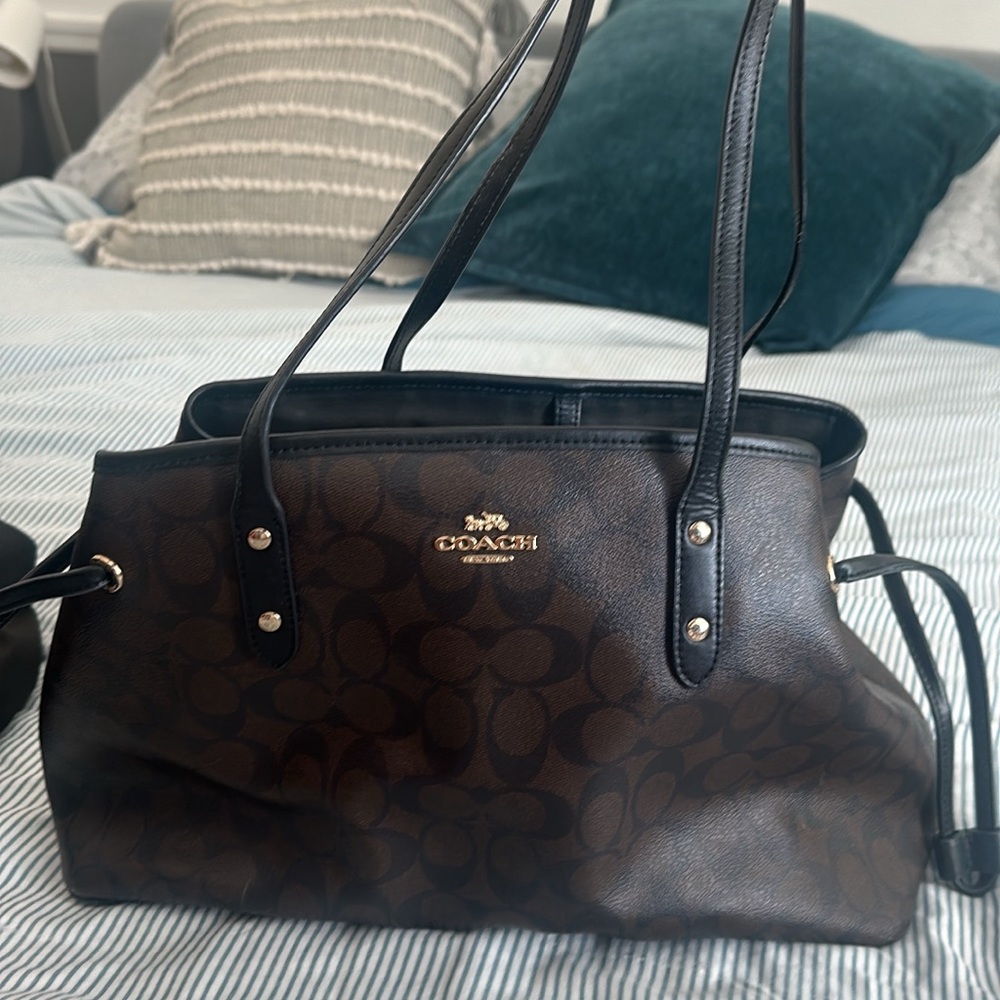 Gently used Coach carryall bag